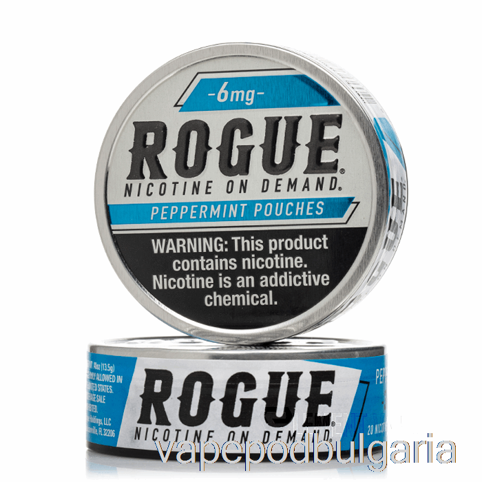 Vape Bulgaria Rogue Nicotine Pouches - Peppermint 3mg (5-pack)